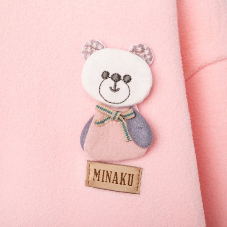 Children's costume (sweatshirt, trousers) minku color peach color, height 98-7