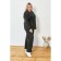 Female suit, size 56, black color