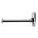 Siphon Zein, for washbasin, bottle, 1 1/4 "x 32 mm, zinc, chromium color
