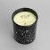 Aromatic candle "Silver Spot", blackberry, black glass