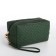 Lightning cosmetic bag, green color