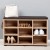 Sonoma oak / leatherette brown