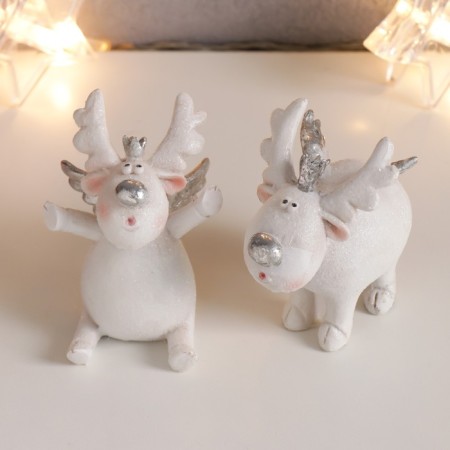 Polystone souvenir "Snow White with wings, in the crown" MIX 7.5x7x4.5 cm