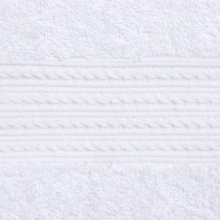 Terry towel 50x90 cm, white, 440 g/m2, cotton 100%-3