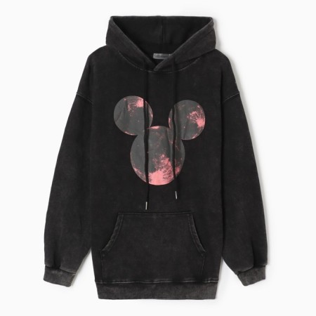 Female sweatshirt, black color, size One size (44-48)-1