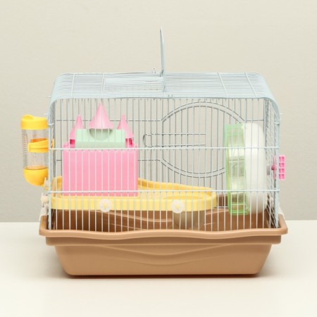 A cage for rodents "Pigger", equipped with a lock, 37 x 27 x 30 cm, brown-8