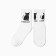 Women's socks "Kiss Me", white color, size 25