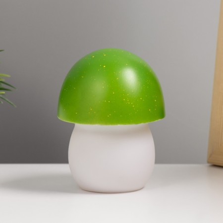Nightlight "fungus" LED 3HLR44 white-green 8x8x13 cm Risalux