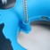 Cat toy "Mysterious Circle - Fish", Mouse on the spring and ball, 23 x 7 cm, blue/gray 79161