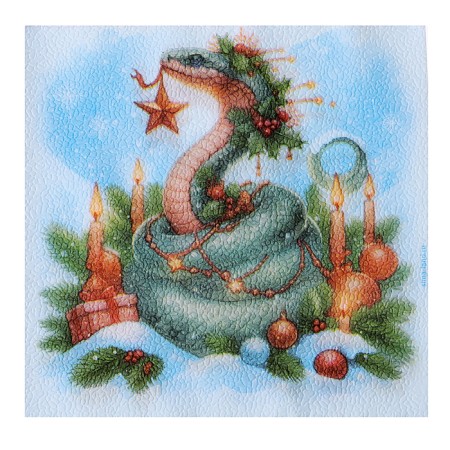 Two -layer paper napkins “Happy New Year”, gold, 33*33 cm, set 20 pcs-3