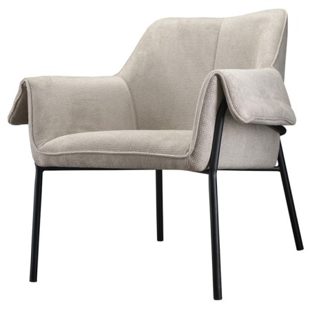 ALINE lounge Capes, 760 × 610 × 750 mm, Shenill, gray-beige color-4