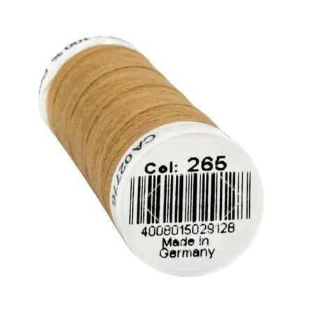 SEW-HALL thread for all materials, 200 m, 748277 (265 gray-sand)-1