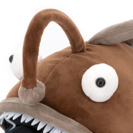 Soft toy "Poleser fish", brown color, 35 cm-3