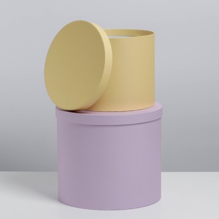 Set of boxes 5 in 1, gift packaging, “pastel”, 13 x 13.5–19.5 x 23 cm-3