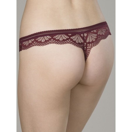 Female cowards, size 48, burgundy color-2