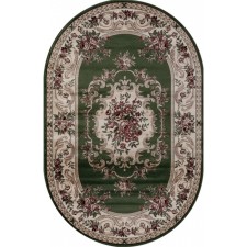Ковёр овальный Merinos Colizey, размер 150x400 см, цвет green