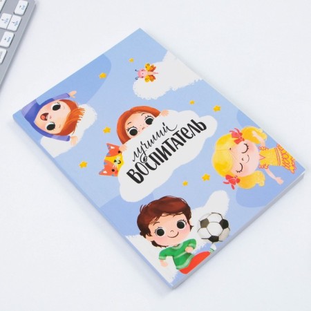 Set: Diary and soap petals "Best teacher"-4
