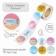Stick Paper "Aviation" d = 2.5 cm 252 pcs in roll
