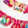 Garland on the eyelets "Happy Birthday!", Length 219 cm, princesses