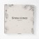Board New Year's share Snow Cone, d = 25 cm, ceramics, white color