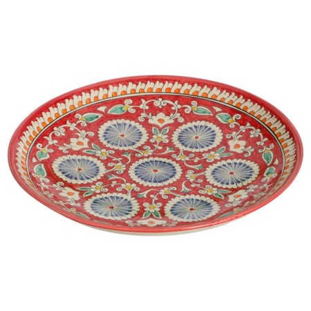 Largan Rishtan ceramics "Patterns", 32 cm, red-3