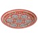 Largan Rishtan ceramics "Patterns", 32 cm, red