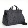 Road bag with lightning, external pocket, long belt, black/white color