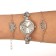 Gift set for women: Banding watch D-2.2 cm and bracelet, 2 pieces