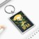 A keychain for keys "Ural" 3.5 x 5 cm.