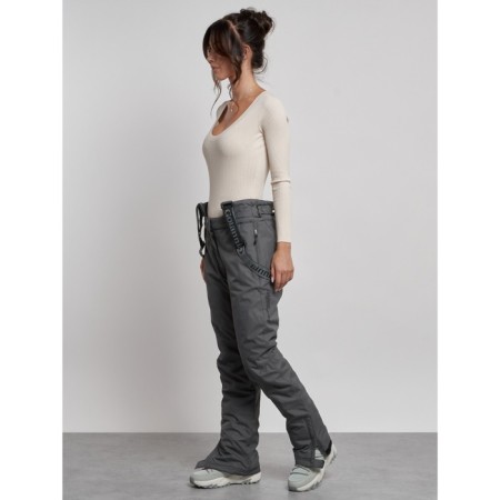 Semi -combinezone ski insulated female winter, size 44, color gray color-6