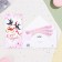 Money envelope "Happy Wedding Day!" birds, red, 17 x 8 cm