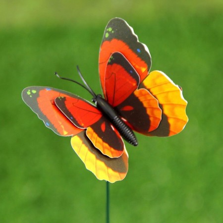 Plug "butterfly Delfius" 25cm, set 15pcs, mix-6