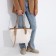 Zipper bag with lightning, white color