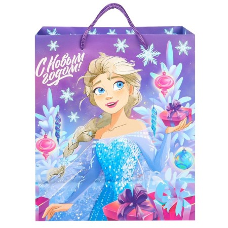 New Year. Gift package, 23x27x11.5 cm, packaging, cold heart-3