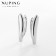 Earrings Metal Xuping Arph, bend, Silver Color