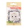 LEGRAND ETIKA socket, 16 A, single, screw. Clemes, hidden, s/s, white