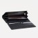 Women's wallet on magnets, black color