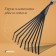 Robble small, fan, plate, 9 teeth, length 42 cm, metal, wooden handle with foam rubber, Greengo