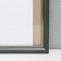 Photo frame plastic 35x50 cm, green with gold (plastic screen)