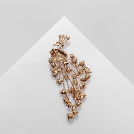Brooch "Pavlin" Royal, color in gold-1