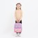 Baby backpack on lightning, 3 outer pockets, purple/pink color