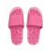 Slippers with a massage effect, open nose, size 40-41, color fuchsia