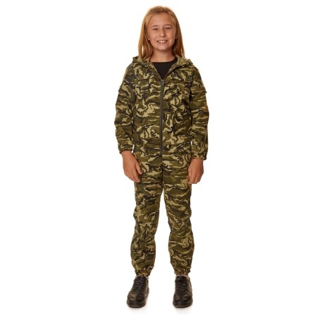 Costume for children Orion Active Special Forces, height 116-122 cm, dark camouflage color
