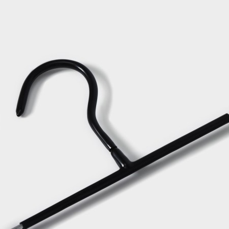 Pan for trousers and skirts with clamps, 26 × 13.5 cm, anti -slip coating, black color-3