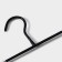 Pan for trousers and skirts with clamps, 26 × 13.5 cm, anti -slip coating, black color