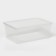 A box for storage with a lid, 10 l, 37 × 24 × 14 cm, the color is transparent