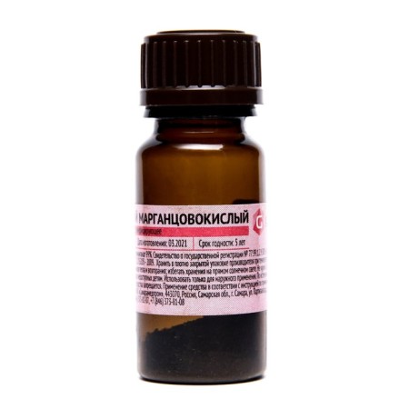 Potassium permanganate, potassium permanganate, 3 g