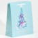 Laminated vertical "Christmas tree", ML 21 x 25 x 8 cm, New Year