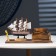 Set of desktop "ship": business card, stand for a pen, 15 x 22 x 7 cm