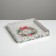Box for confectionery with PVC cover "Winter Time", 21 x 21 x 3 cm, new year